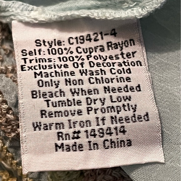 JOHNNY WAS HEAVILY EMBROIDERED RIVEDA BLOUSE TUNIC KIMONO Sz Small Woman $285 - Picture 10 of 10